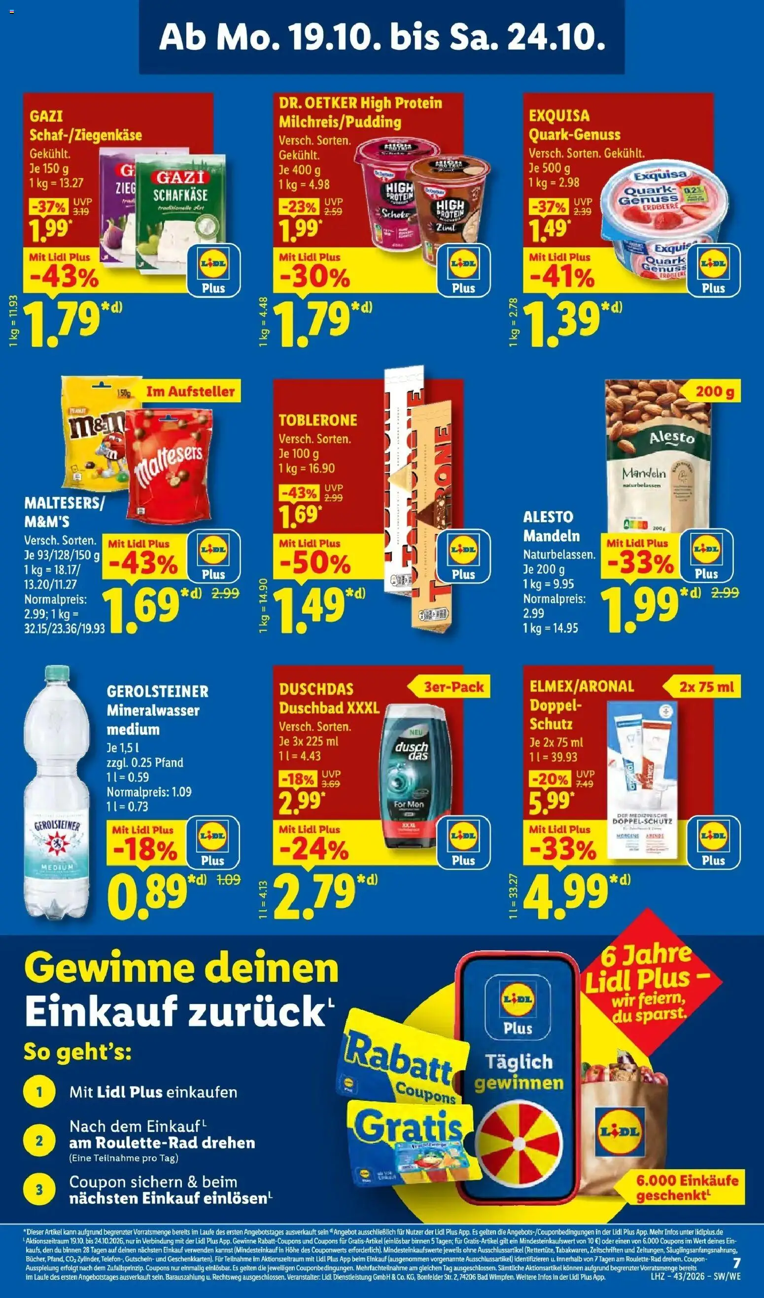 Vorschau von dem Prospekt des Geschäftes Lidl, gültig ab dem 19.10.2026
