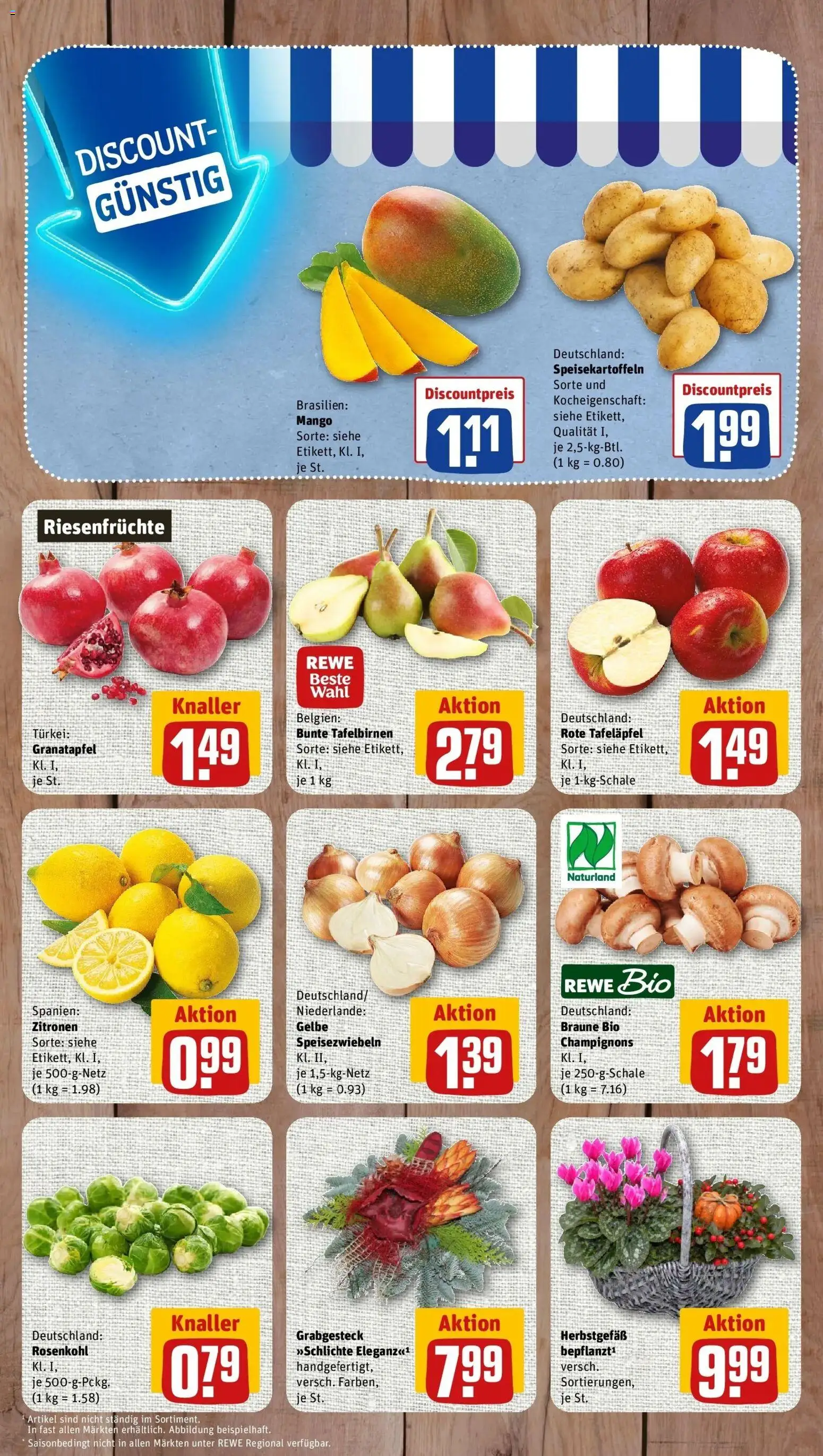 Vorschau von dem Prospekt des Geschäftes Rewe, gültig ab dem 19.10.2026