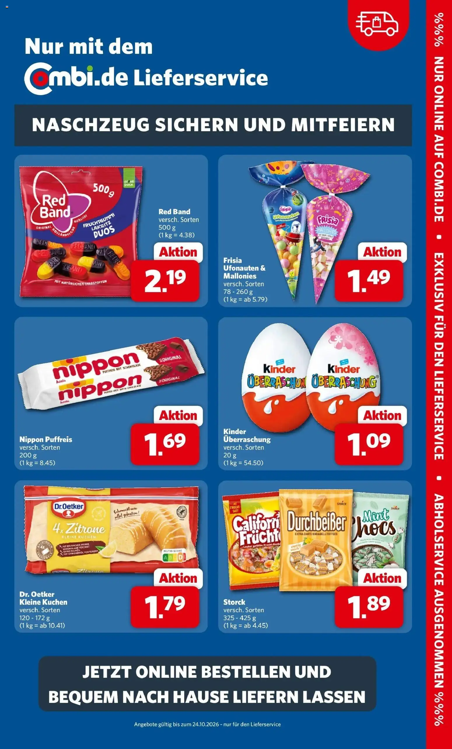 Vorschau von dem Prospekt des Geschäftes Combi, gültig ab dem 19.10.2026