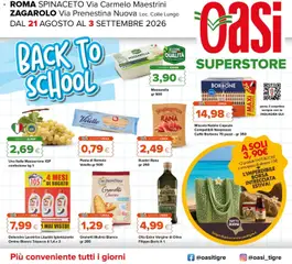 Anteprima dell'opuscolo Oasi volantino Superstore Roma dal negozio Oasi valido da 21/08/2026