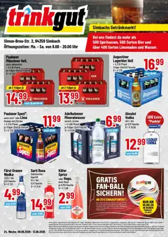 Vorschau von dem Prospekt des Geschäftes Trinkgut, gültig ab dem 07.06.2026