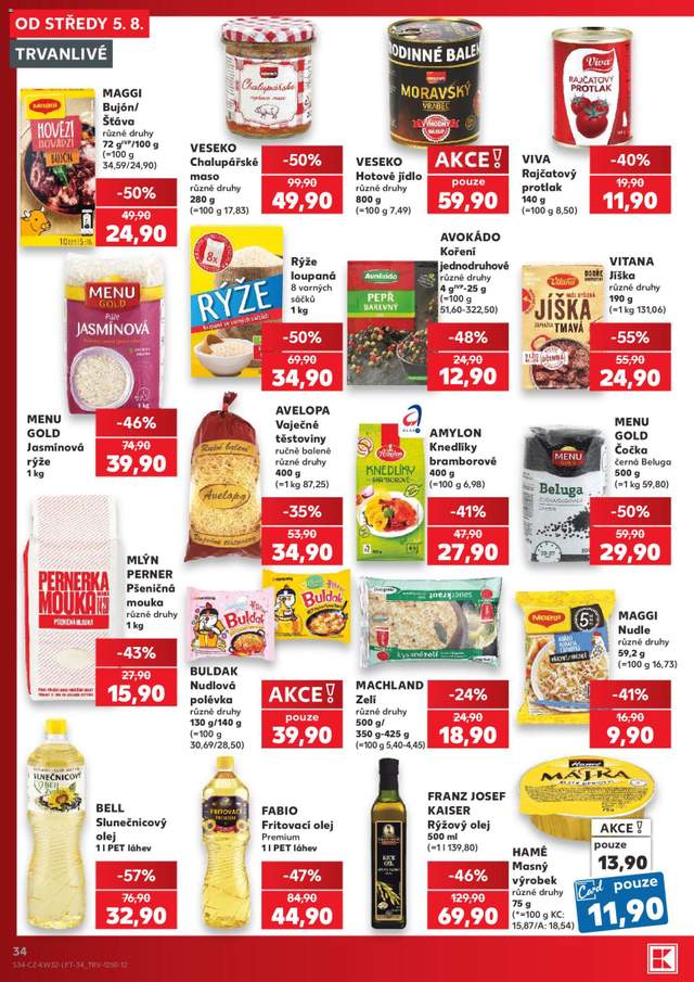 Nový Kaufland leták od 05.08.