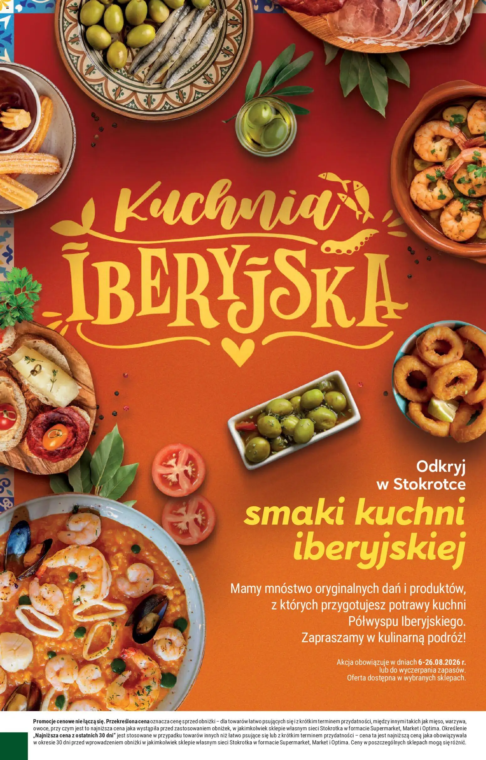 Pogląd gazetki "Stokrotka gazetka - Kuchnia Iberyjska" ze sklepu Stokrotka ważnej od 06.08.2026