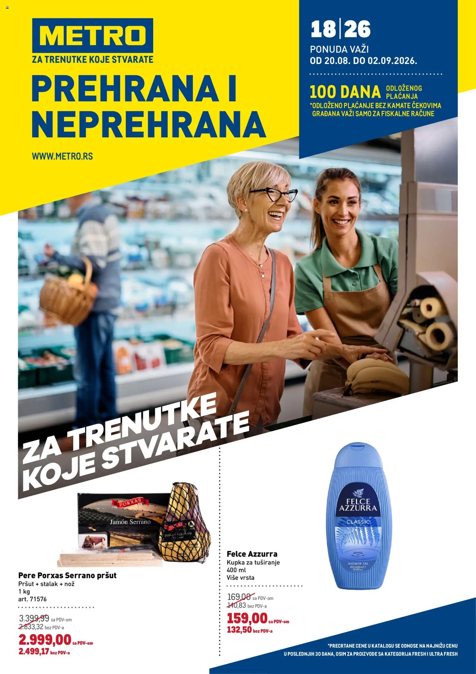 Pregled Metro kataloga - važi od 20.08.2026