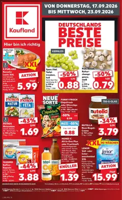 Vorschau von dem Prospekt des Geschäftes Kaufland, gültig ab dem 17.09.2026
