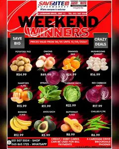 Preview of Saverite flyer valid from 08/05/2026