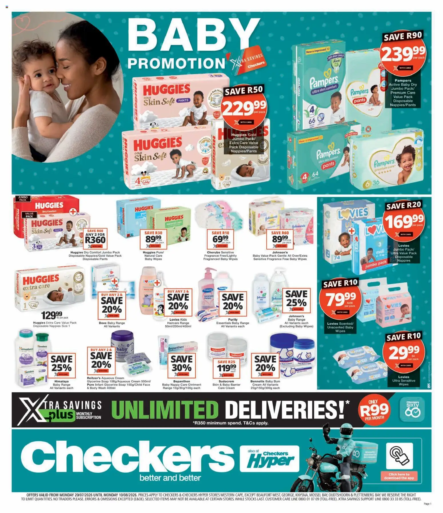 Preview of Checkers flyer valid from 20/07/2026