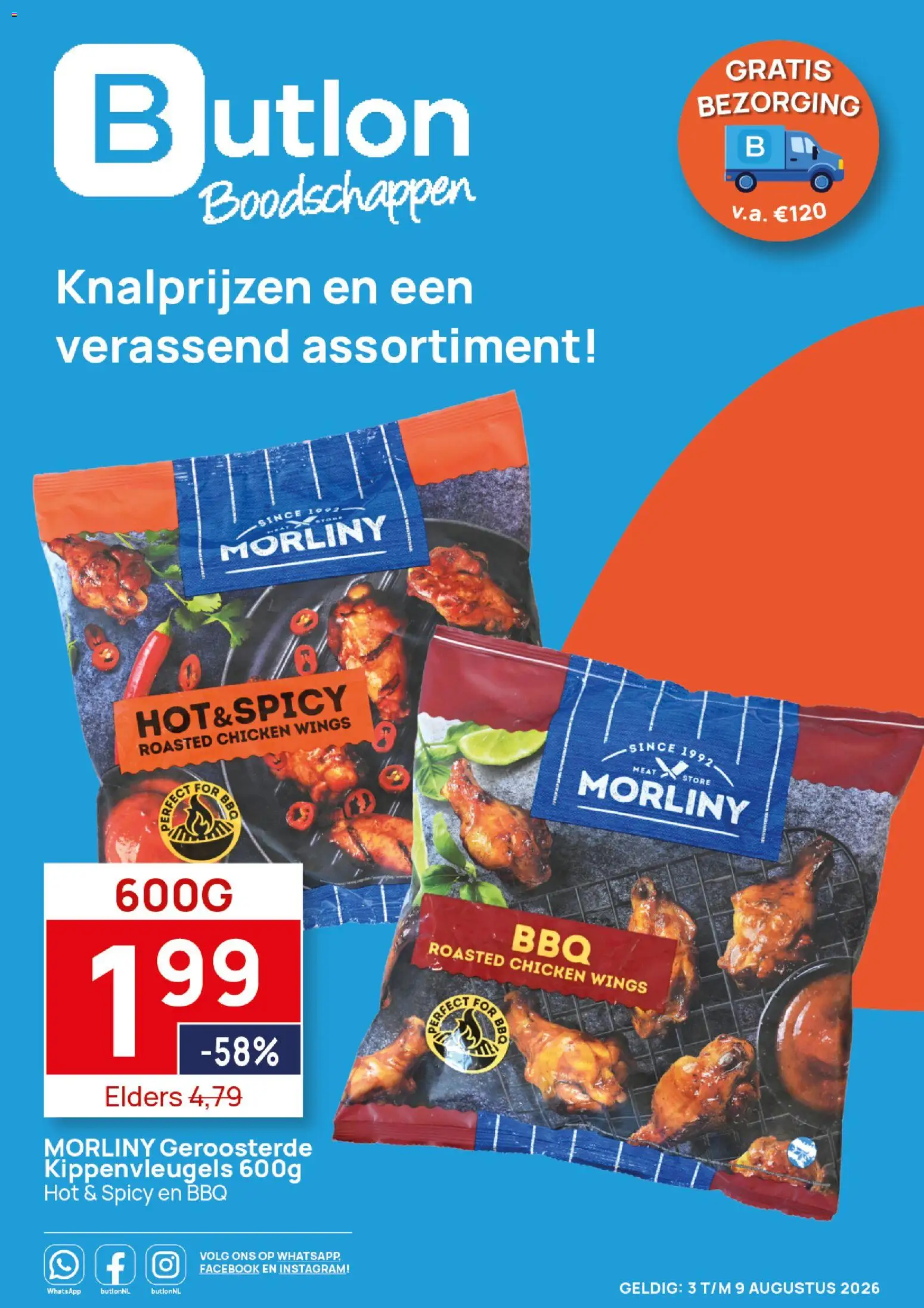 Voorbeeld van Butlon folder van winkel Butlon geldig vanaf 03-08-2026 - Kippenvleugels