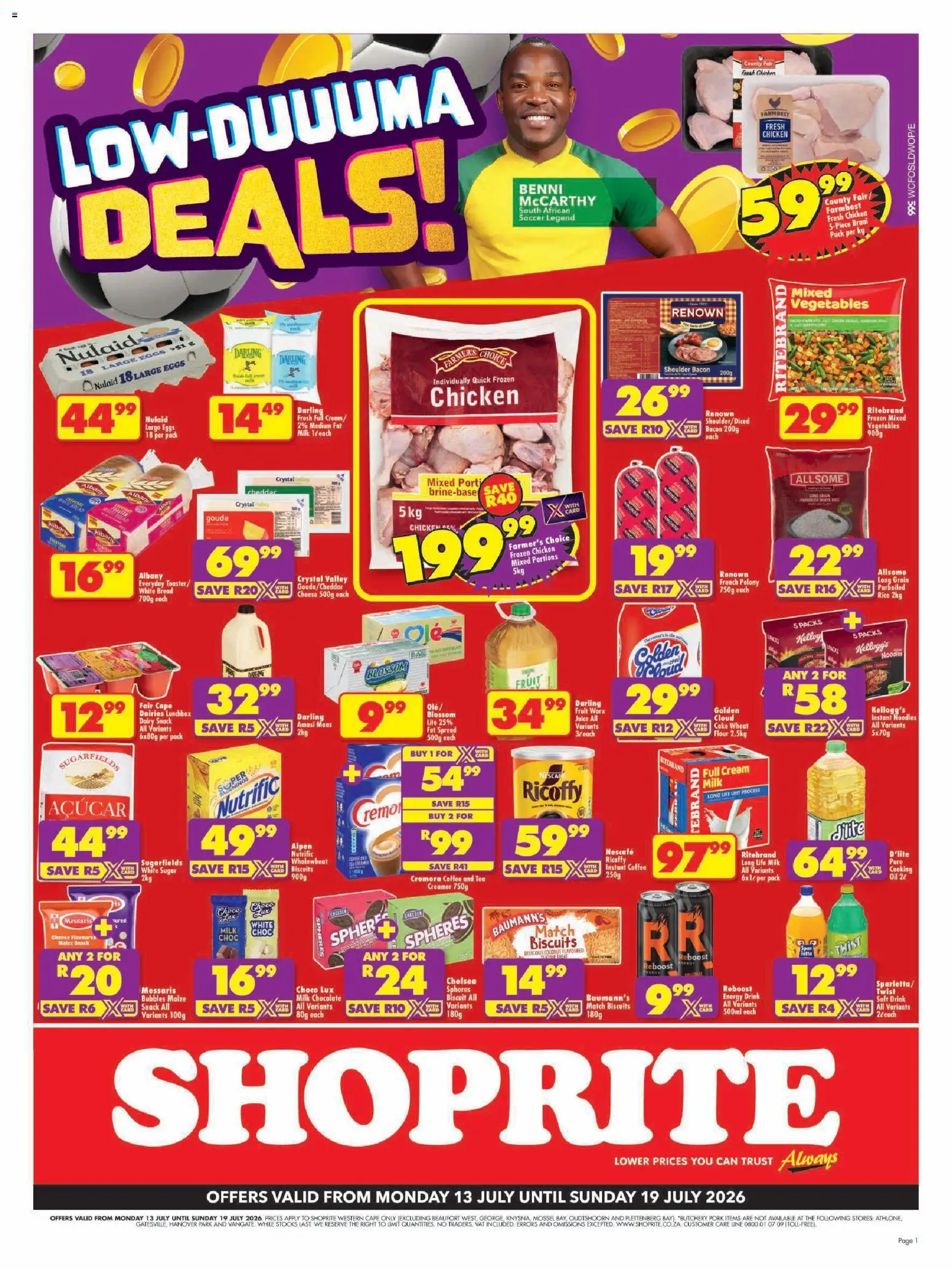 Preview of Shoprite flyer valid from 13/07/2026