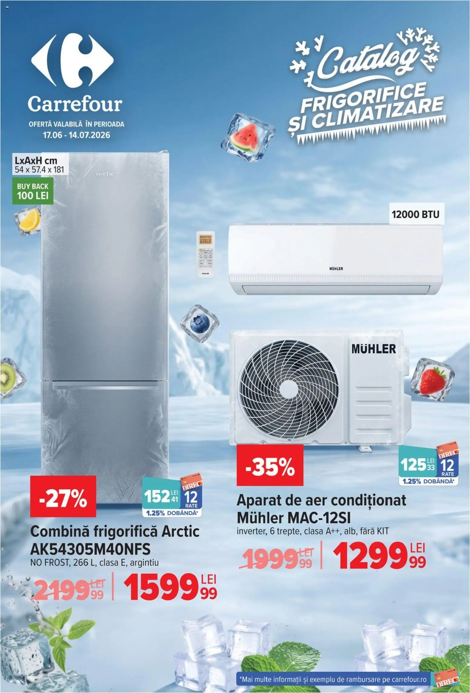 Previzualizarea de cataloage: Carrefour Carrefour Catalog Frigorifice Si Climatizare valabil de la 17.06.2026