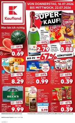 Vorschau von dem Prospekt des Geschäftes Kaufland, gültig ab dem 16.07.2026