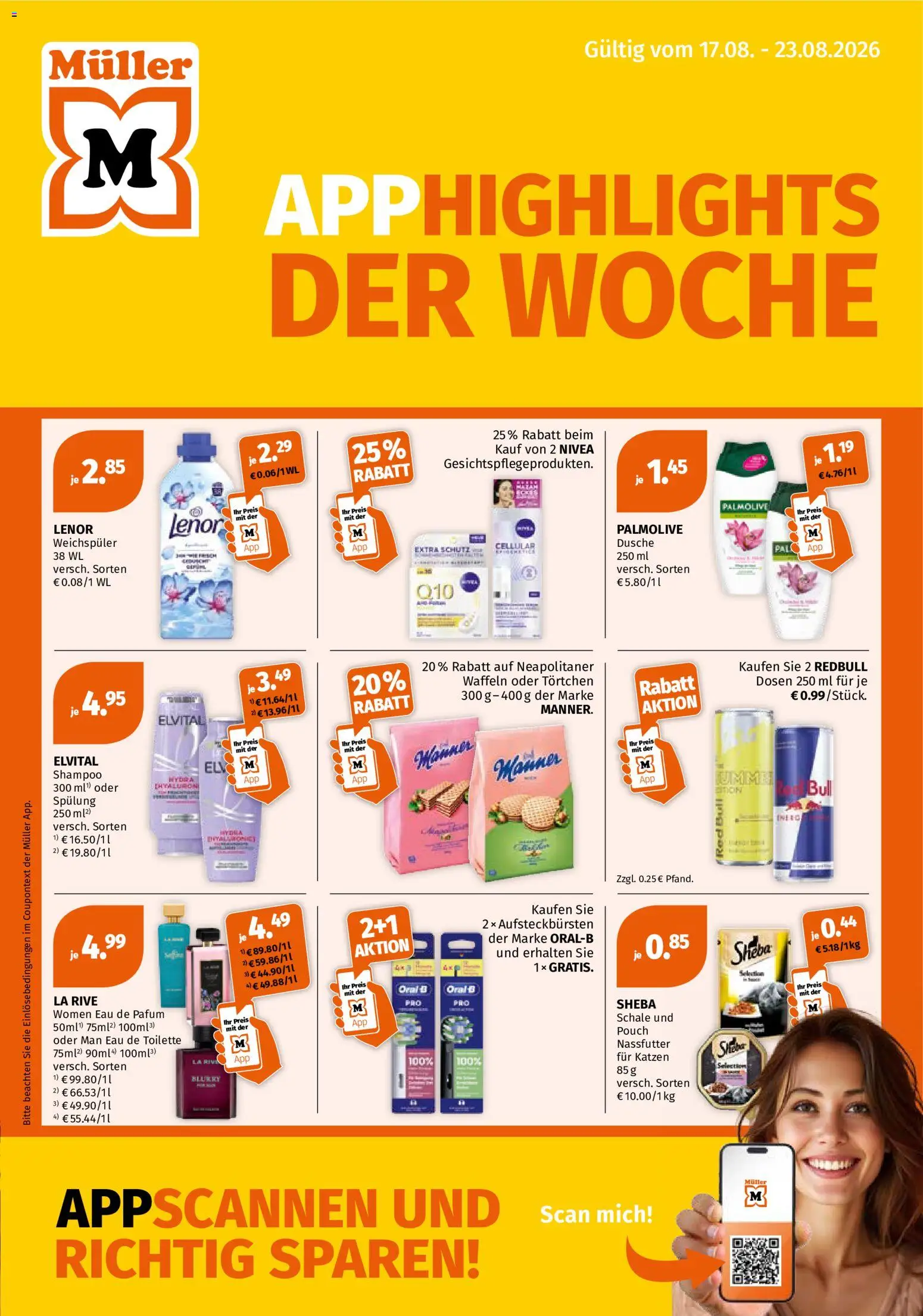 Vorschau der Angebote: Müller Müller Flugblatt gültig ab 17.08.2026