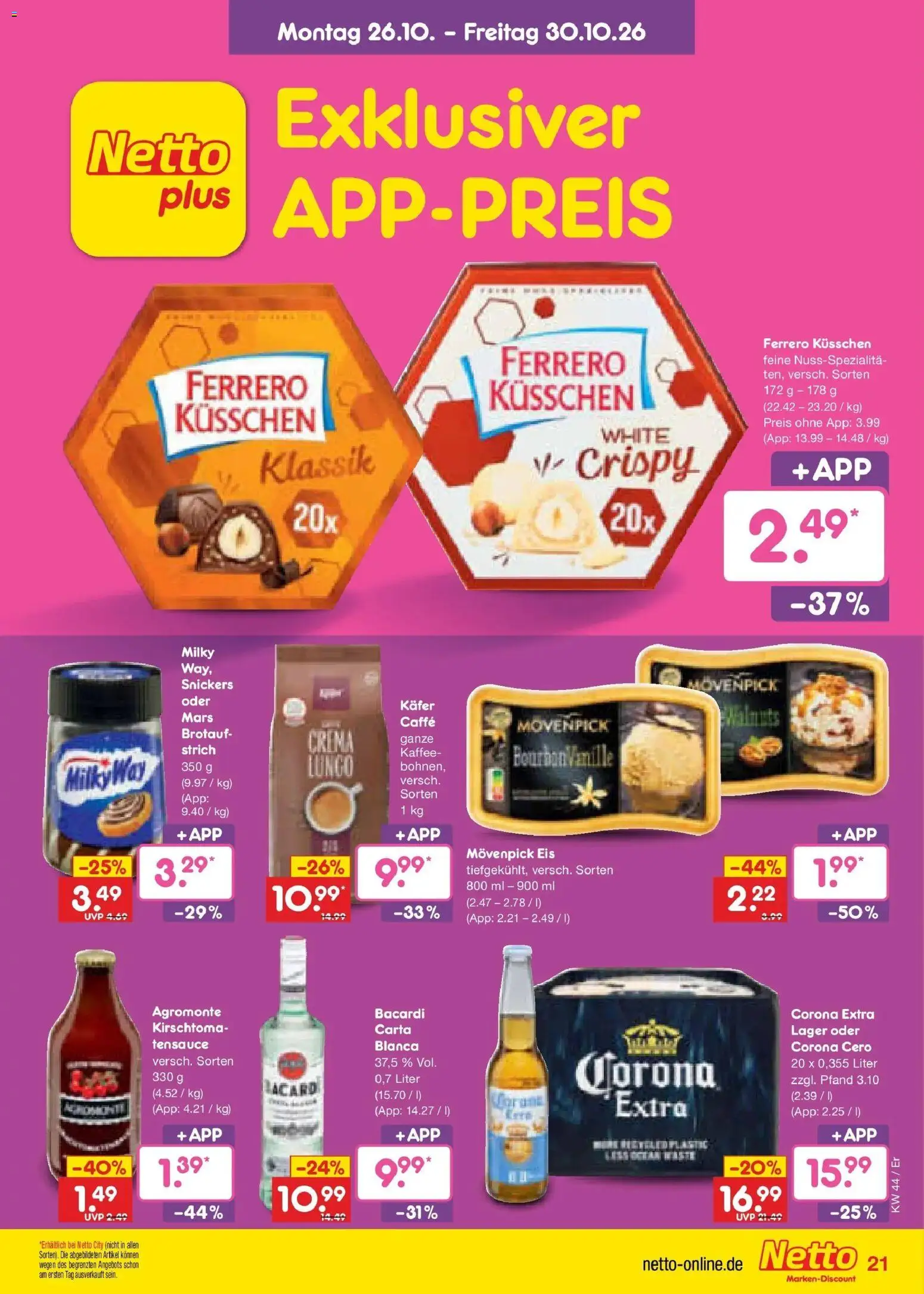 Vorschau von dem Prospekt des Geschäftes Netto Marken-Discount, gültig ab dem 26.10.2026