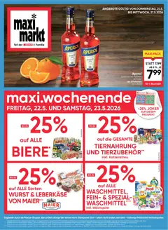 Vorschau der Angebote: Maximarkt Maximarkt Flugblatt gültig ab 21.05.2026