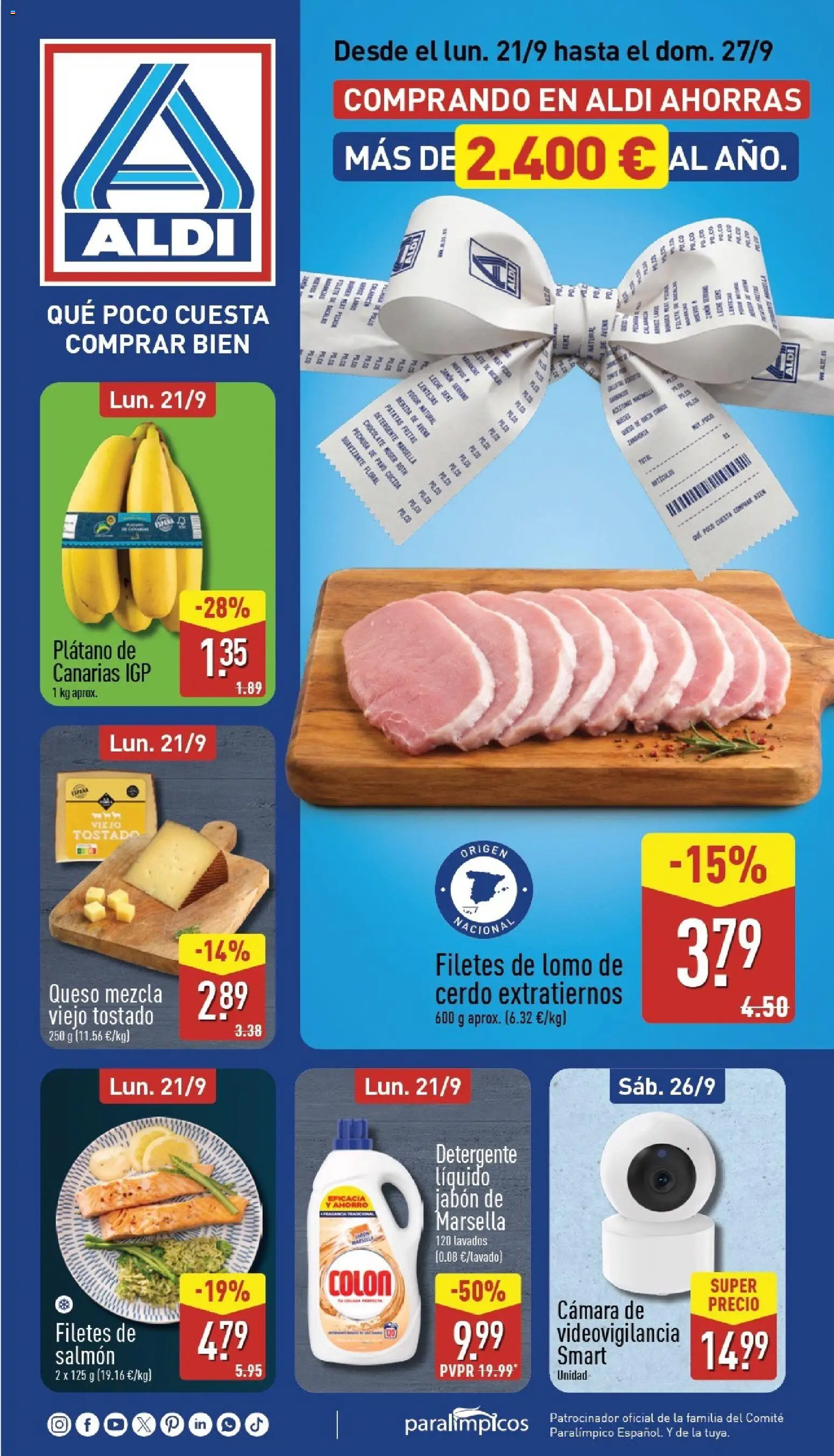 Vista previa del folleto de la tienda Aldi válido desde el 21/09/2026 