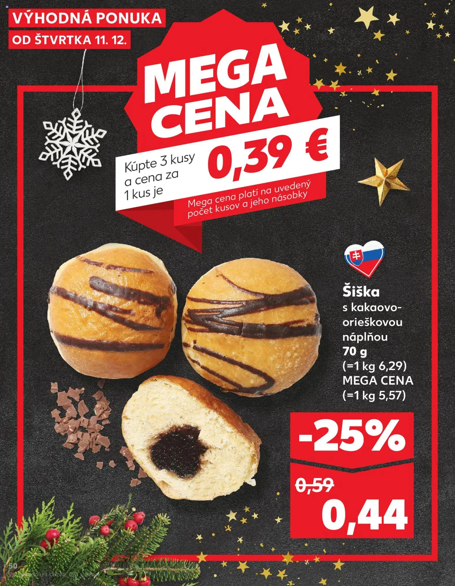 Náhľad Kaufland letáku platného od 11.12.2025 - Donut