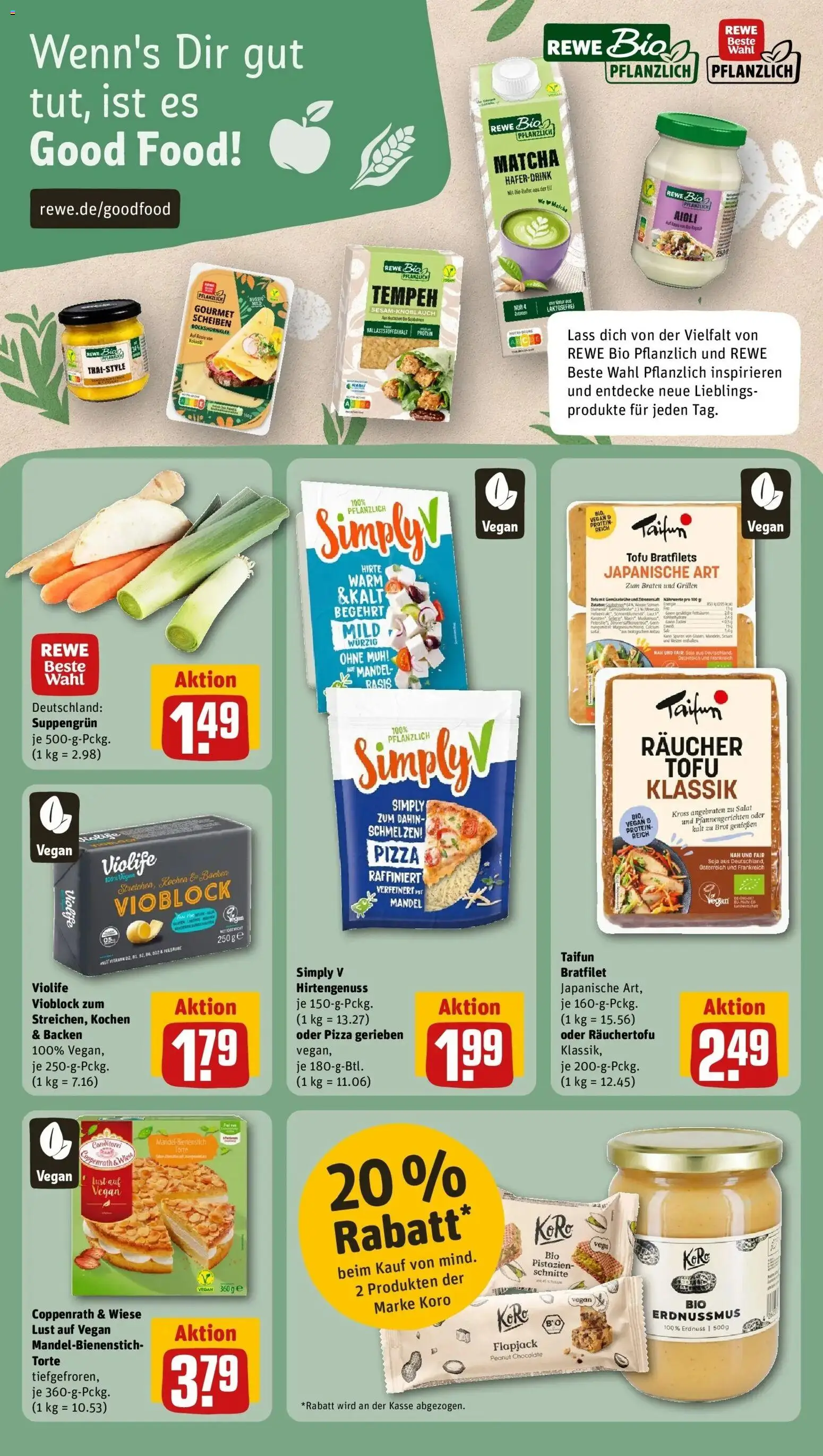 Vorschau von dem Prospekt des Geschäftes Rewe, gültig ab dem 19.10.2026