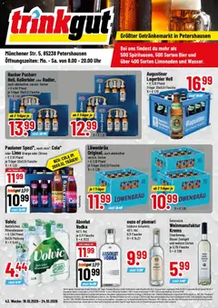 Vorschau von dem Prospekt des Geschäftes Trinkgut, gültig ab dem 19.10.2026