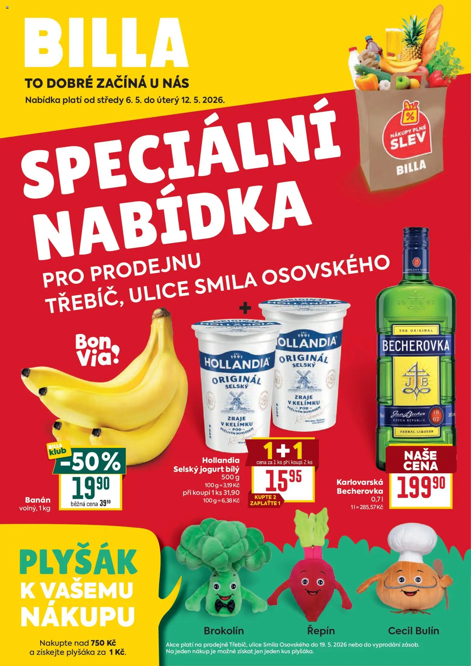 Náhled nabídky: Billa Billa leták - Třebíč platný od 06.05.2026