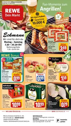 Vorschau von dem Prospekt des Geschäftes Rewe, gültig ab dem 21.06.2026