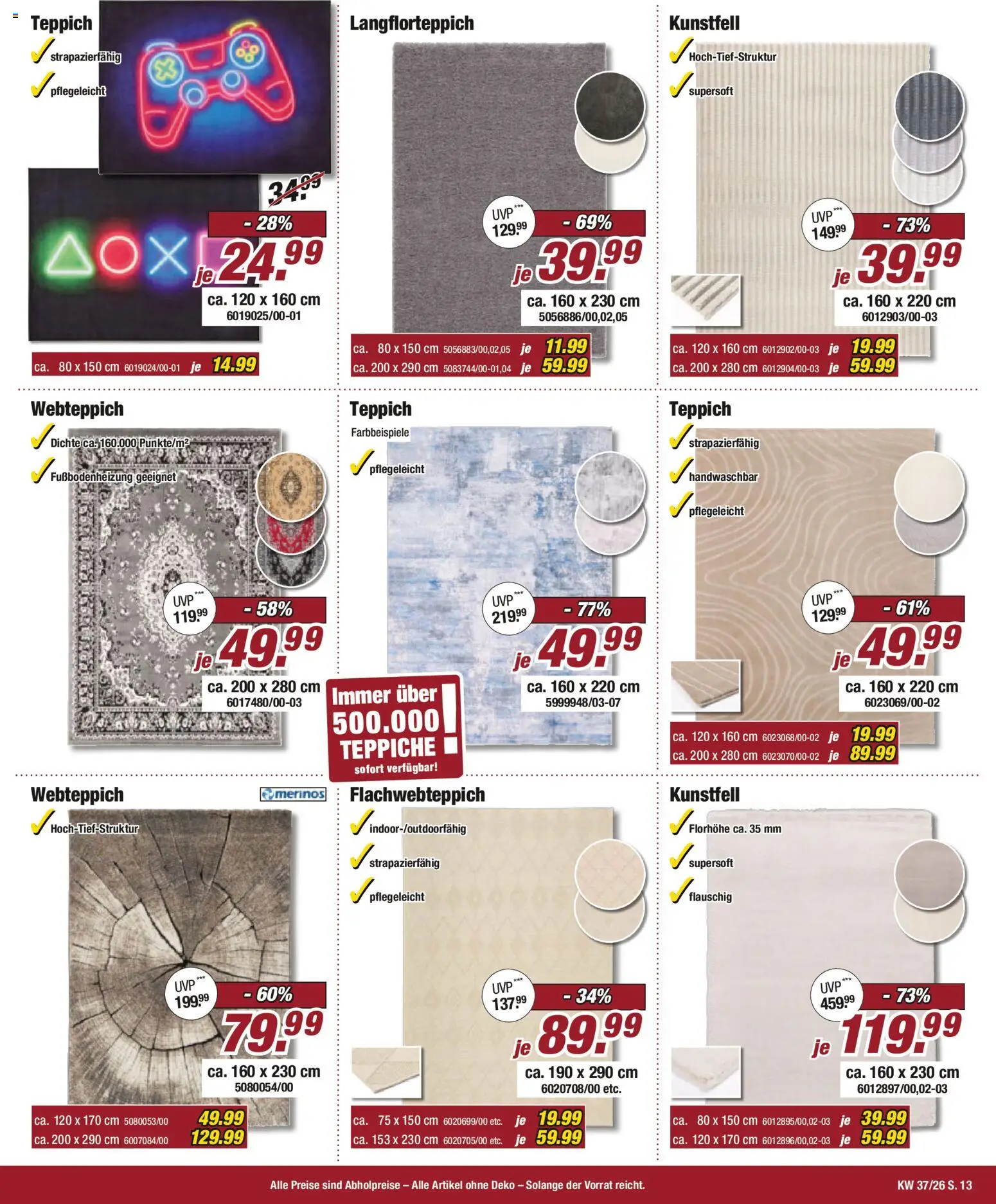 Vorschau von dem Prospekt des Geschäftes Poco, gültig ab dem 06.09.2026 - Teppich