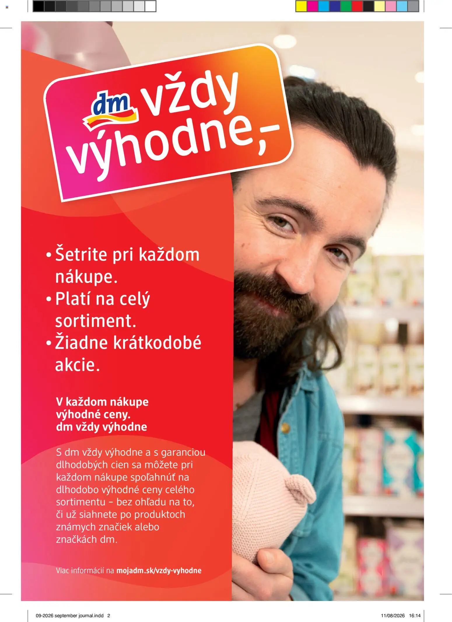 Náhľad dm drogerie letáku platného od 01.09.2026