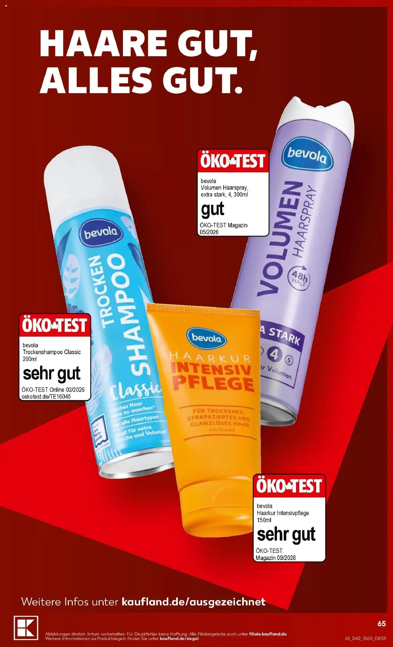 Vorschau von dem Prospekt des Geschäftes Kaufland, gültig ab dem 12.10.2026 - Shampoo, Magazin, Haarspray