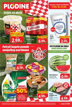 Pregled letka Plodine Katalog trgovine Plodine vrijedi od 17.06.2026