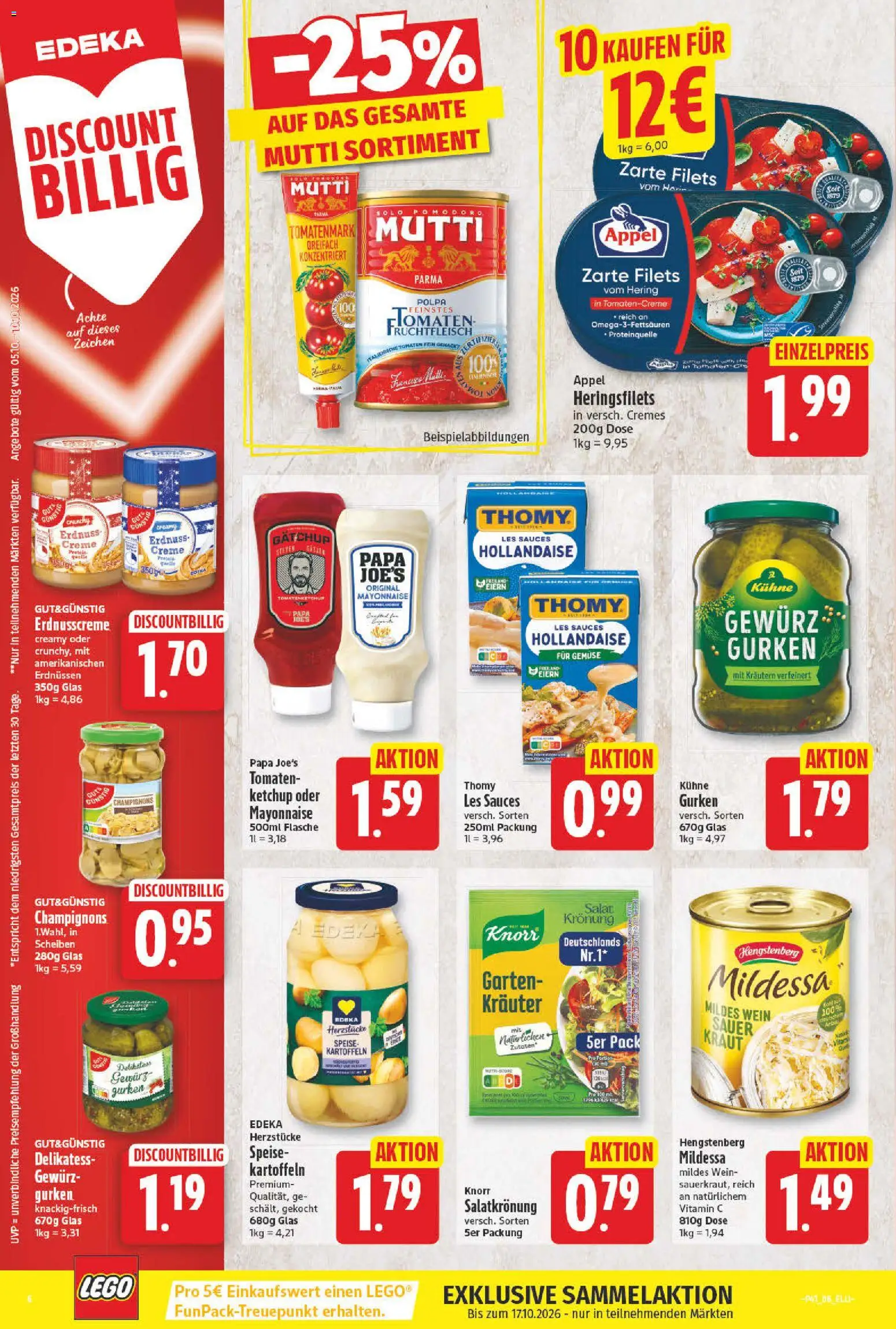 Vorschau von dem Prospekt des Geschäftes Elli Markt, gültig ab dem 05.10.2026 - Wein, Salat, Tür, Tomaten, Kartoffeln, Knorr, Creme, Kraut