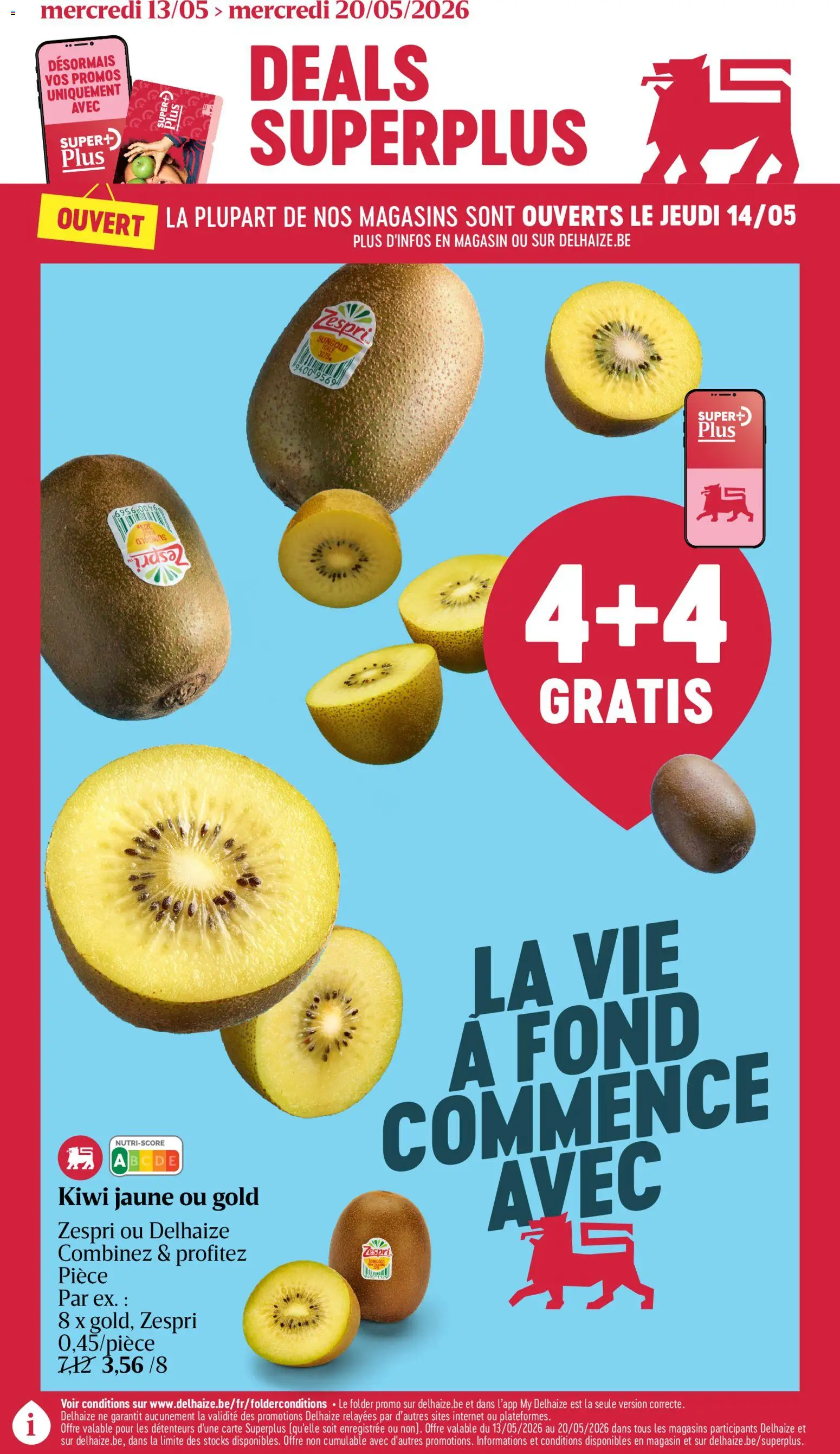 Voorbeeld van Delhaize Folder de la semaine 20 van winkel Delhaize geldig vanaf 13/05/2026