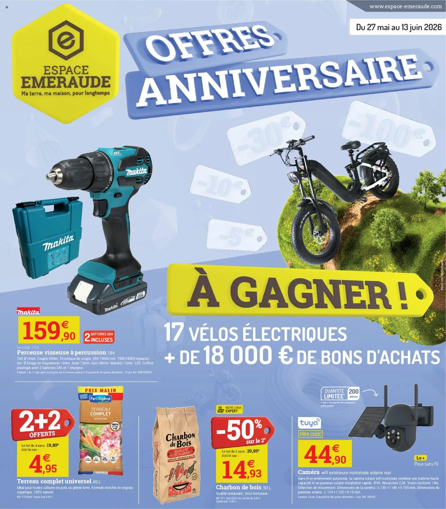 Prévisualisation de Espace Emeraude catalogue du magasin Espace Emeraude formulaire valide 27/05/2026