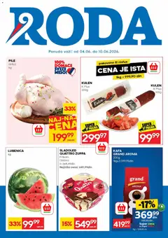 Pregled Roda kataloga - važi od 04.06.2026