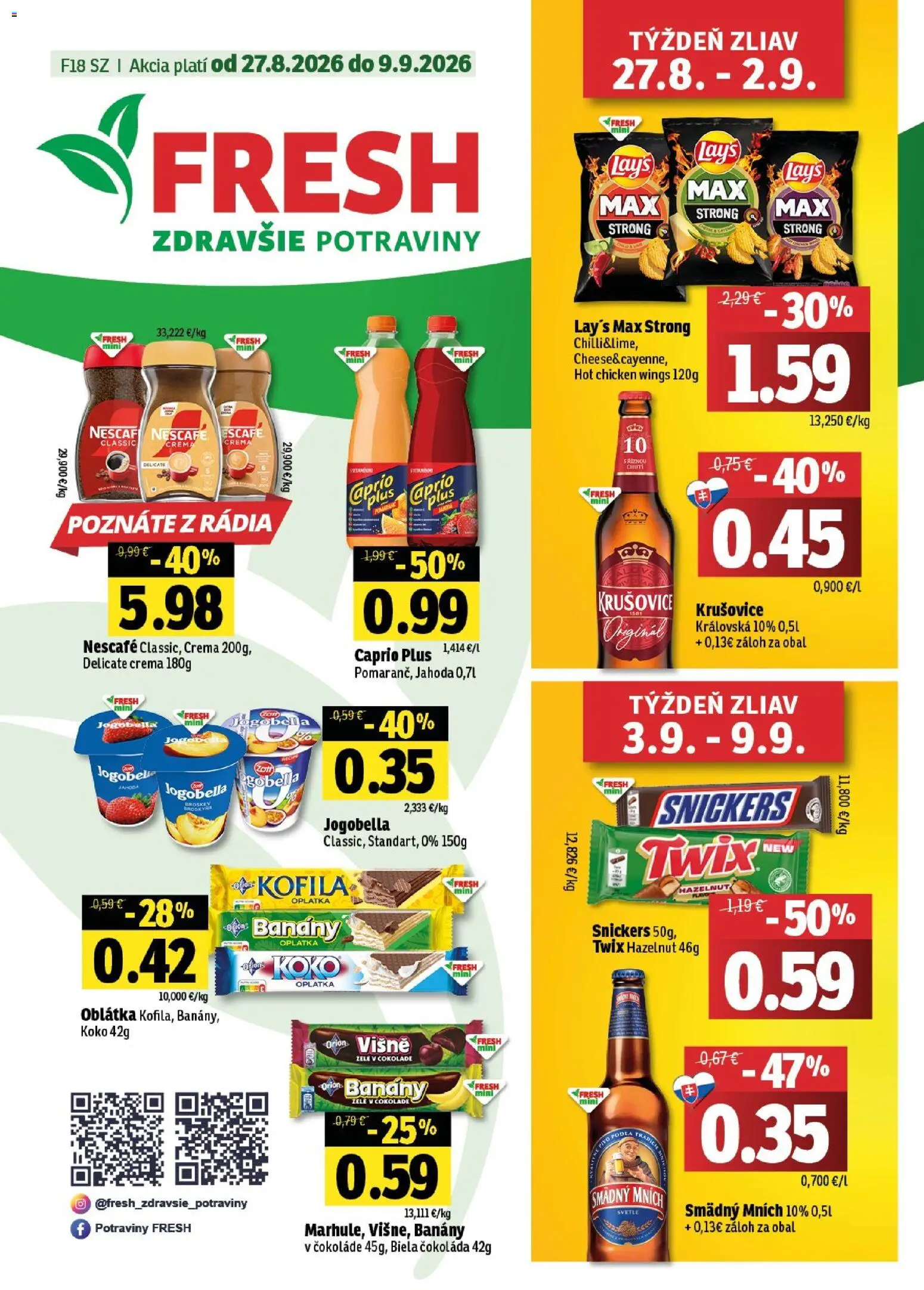 Náhľad Fresh letáku platného od 27.08.2026