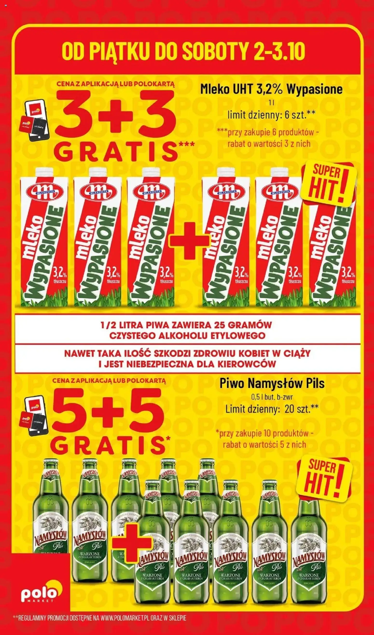 Pogląd gazetki "SuperHity POLOmarkt do soboty 03.10 (G40)" ze sklepu POLOmarket ważnej od 02.10.2026
