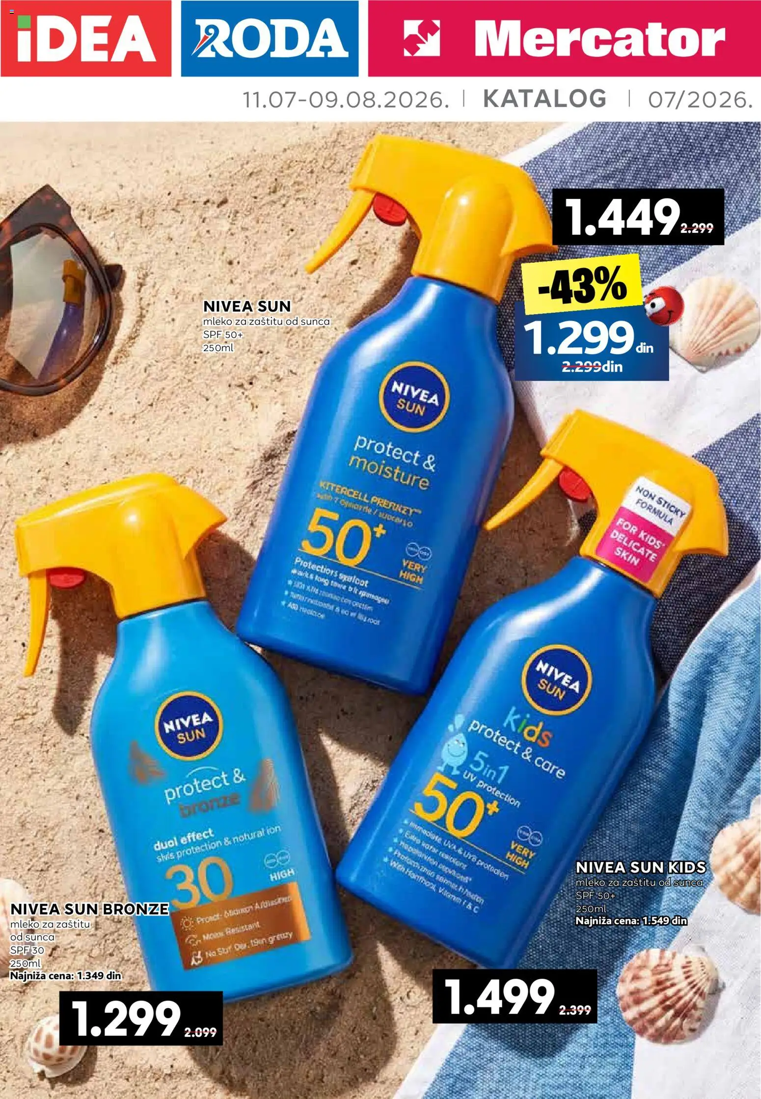 Pregled Idea kataloga - važi od 11.07.2026 - Nivea, Mleko