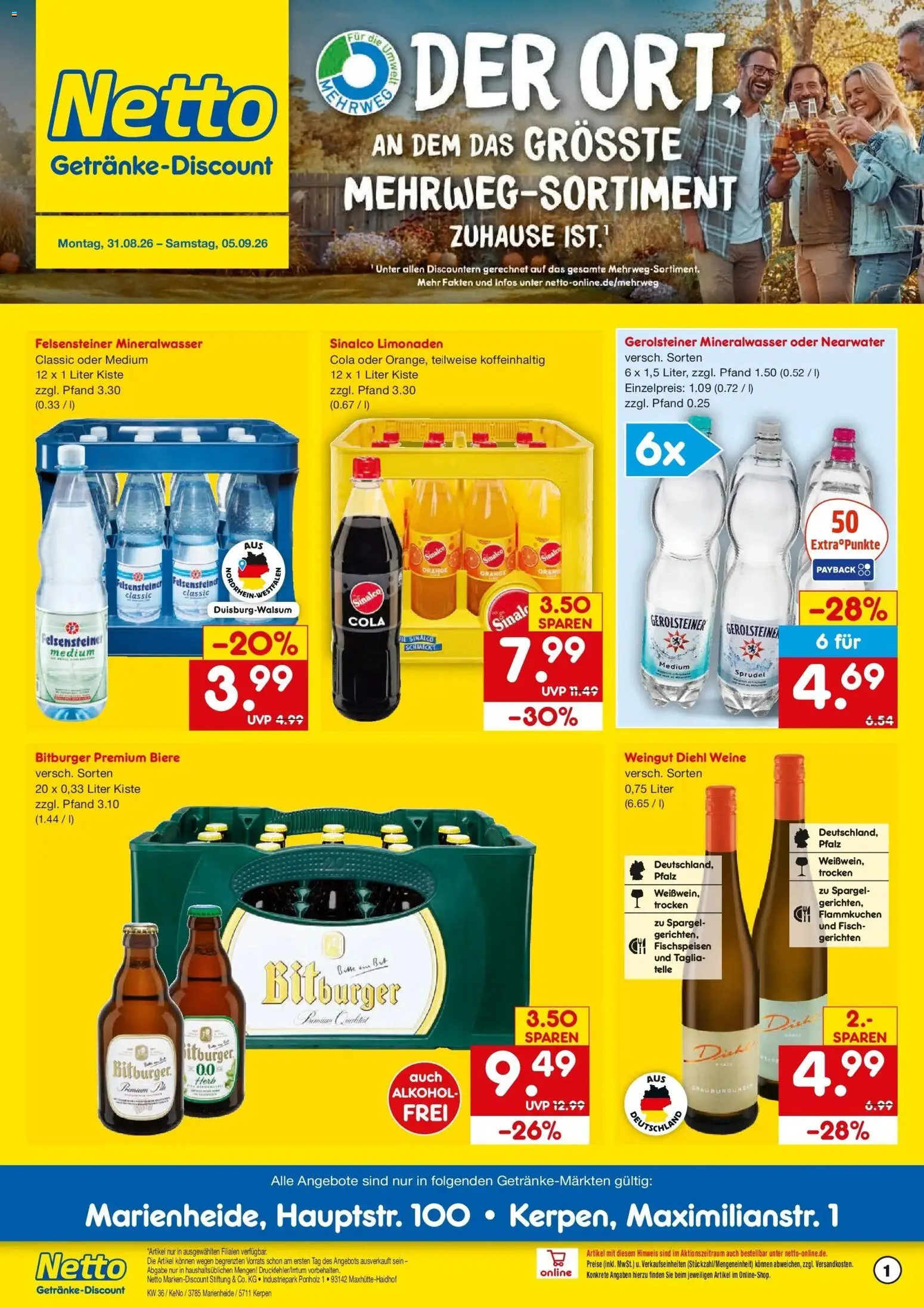 Vorschau von dem Prospekt des Geschäftes Netto Marken-Discount, gültig ab dem 31.08.2026