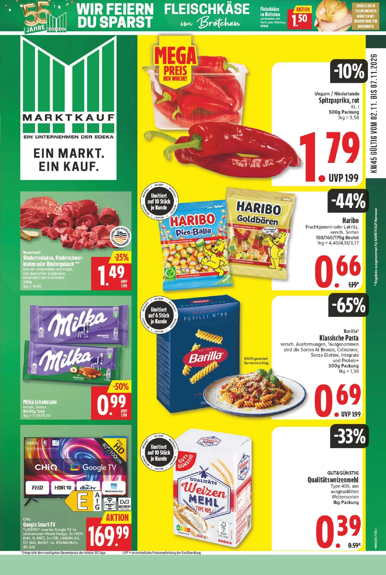 Vorschau von dem Prospekt des Geschäftes Marktkauf, gültig ab dem 02.11.2026
