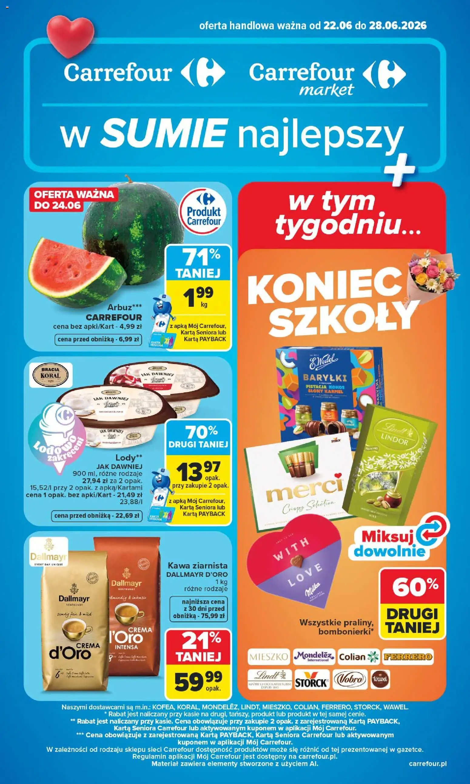 Pogląd gazetki "Carrefour gazetka" ze sklepu Carrefour ważnej od 22.06.2026