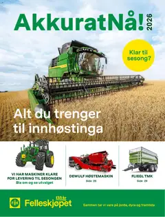 Forhåndsvis Felleskjøpet AkkuratNå! 2026 fra butikk Felleskjøpet gyldig fra 02/07/2026