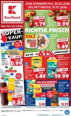 Vorschau von dem Prospekt des Geschäftes Kaufland, gültig ab dem 25.06.2026