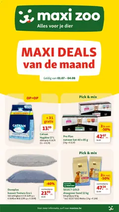 Voorbeeld van Maxi Zoo Folder van winkel Maxi Zoo geldig vanaf 01/07/2026