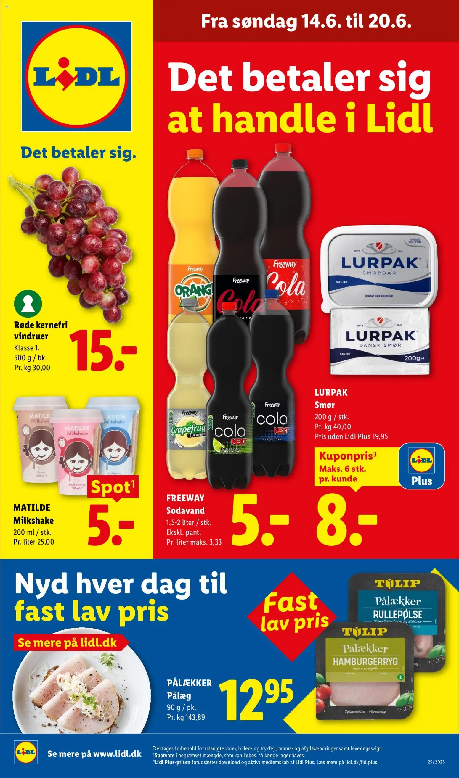 Eksempel på tilbudsavis Lidl - Tilbudsavis fra butik Lidl gyldig fra 14/06/2026