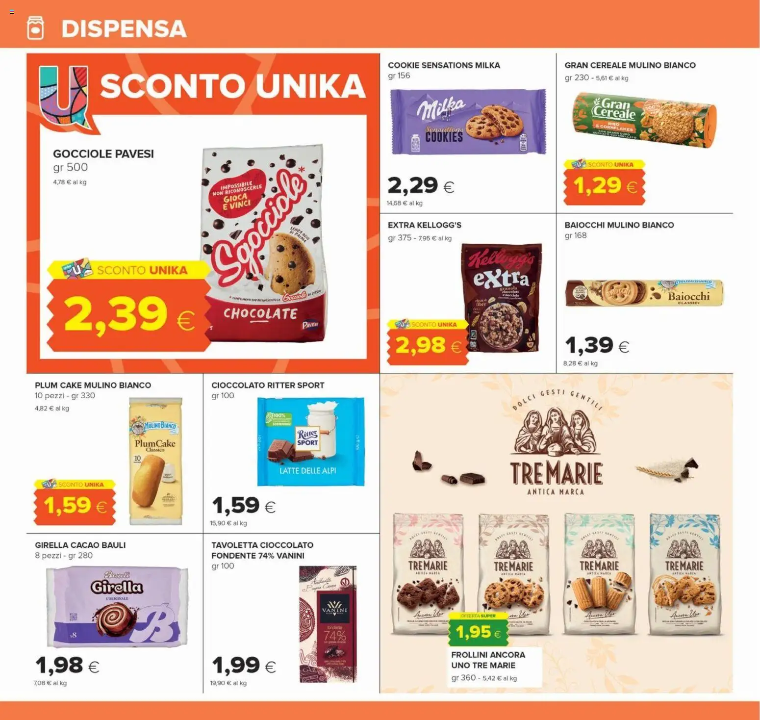 Anteprima dell'opuscolo Oasi volantino Spoltore dal negozio Oasi valido da 22/10/2026 - Latte, Dolci, Cioccolato, Plumcake, Olio, Cacao, Frollini, Tavoletta