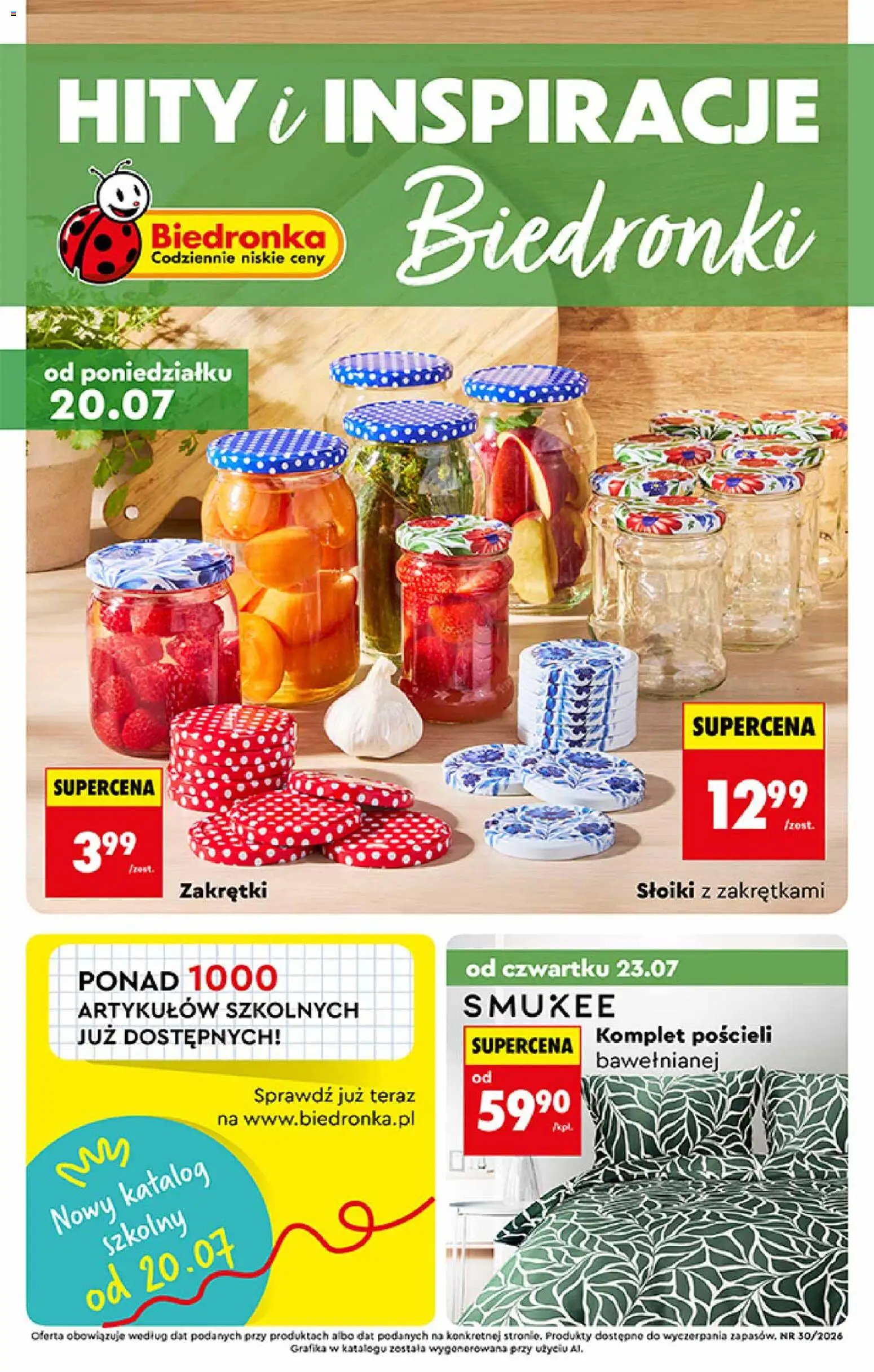 Náhled nabídky: Biedronka Polsko Biedronka Polsko leták - Hity i inspiracje platný od 20.07.2026