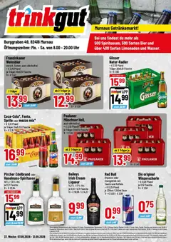 Vorschau von dem Prospekt des Geschäftes Trinkgut, gültig ab dem 07.09.2026