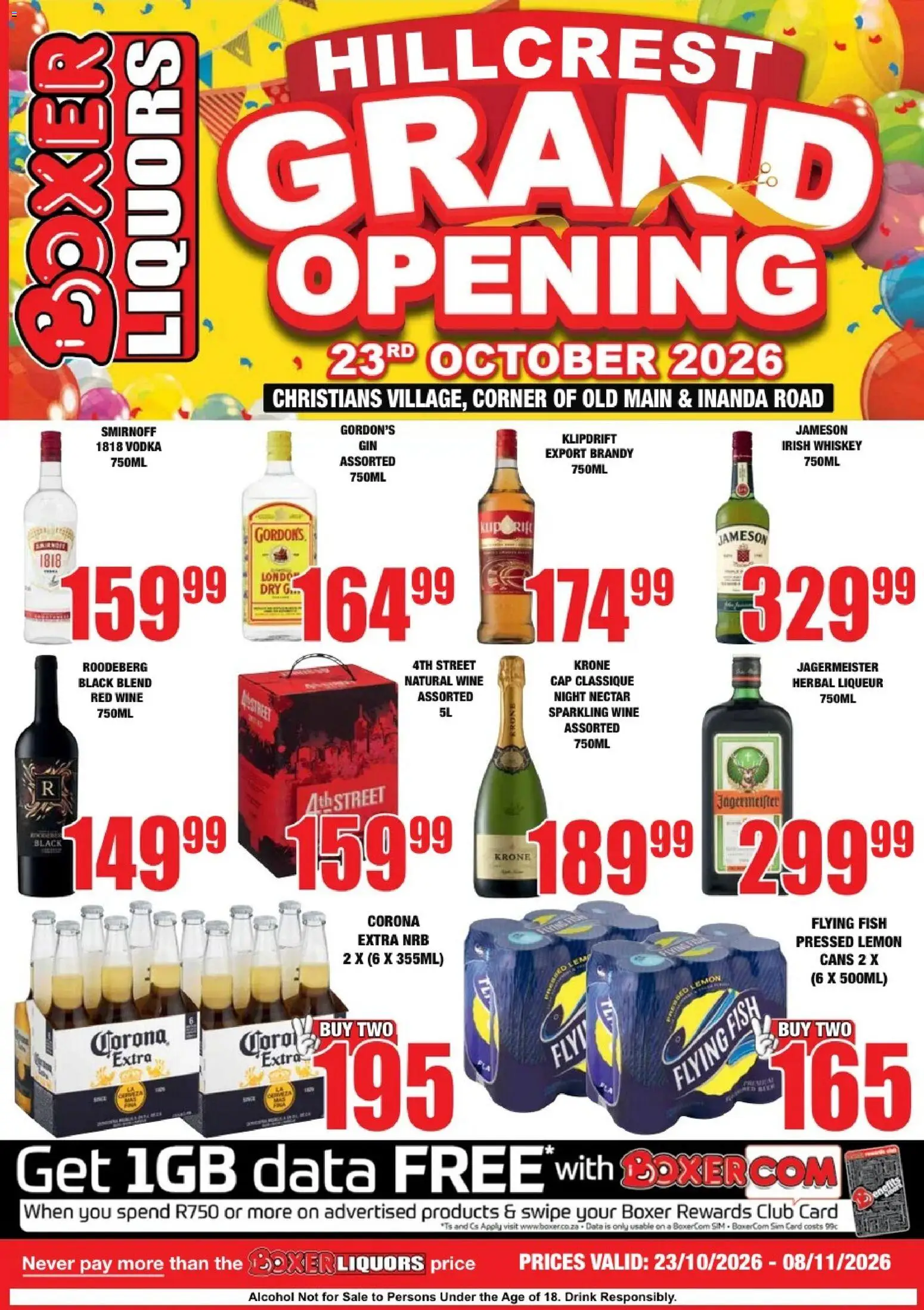 Preview of Boxer flyer valid from 23/10/2026
