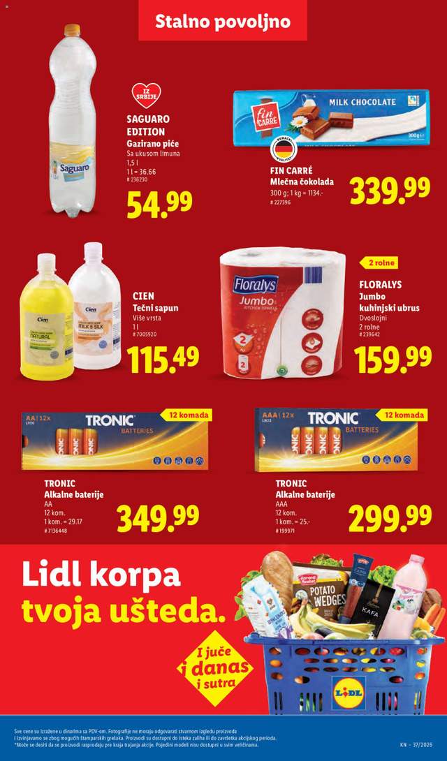 Novi Lidl katalog od 10.09.
