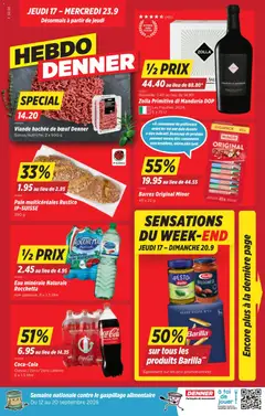 Vorschau des Merkblatts Denner aktionen FR vom Shop Denner gültig von 17.09.2026 bis 23.09.2026