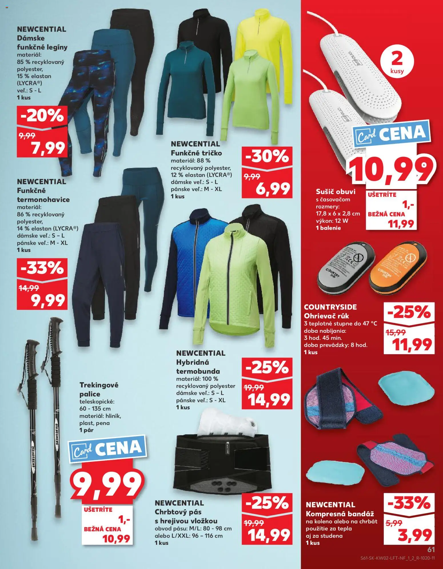 Náhľad Kaufland letáku platného od 08.01.2026 - Tričko, Legíny, Ohrievač, Pena, Pás