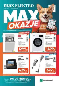 Pogląd gazetki "Max elektro gazetka" ze sklepu Max elektro ważnej od 01.10.2026